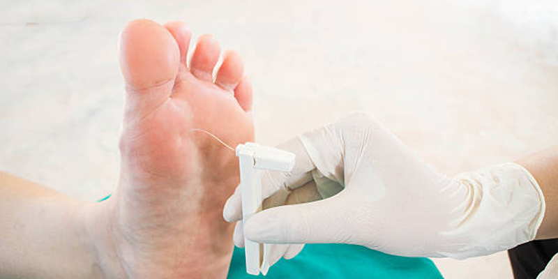 Ποδολογική φροντίδα για άτομα με διαβήτη.